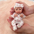 Mire & Mire Reborn Baby Dolls 7 in Mini Silicone Girl - Lifelike