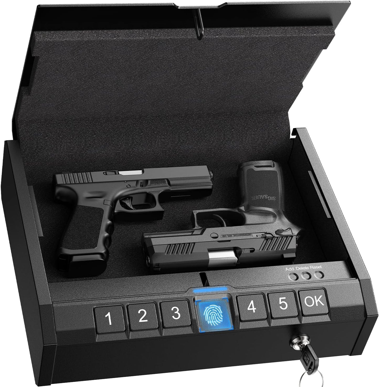 Biometric Gun Safe for Handguns - Quick Access Security Solution