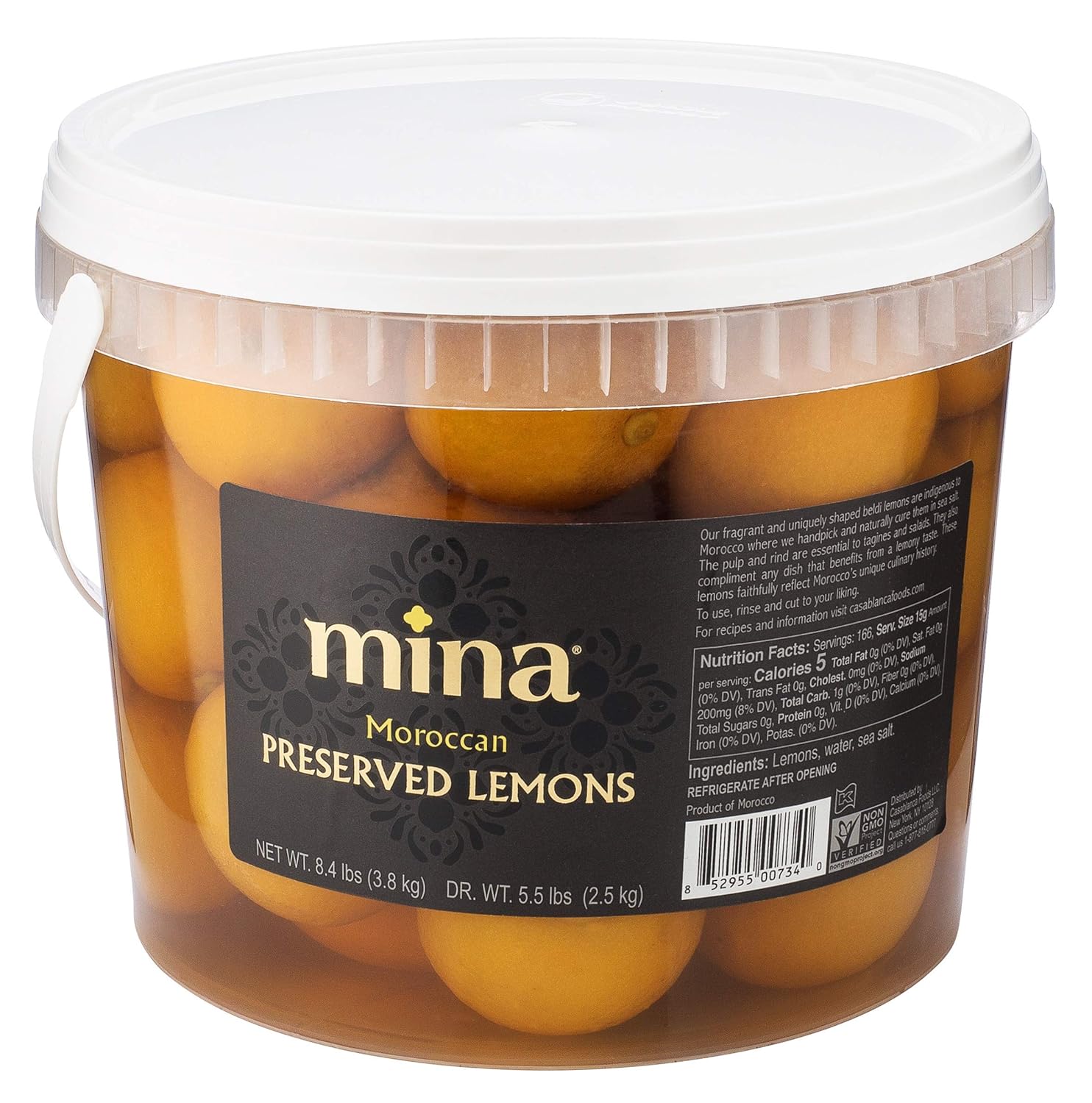 Mina Preserved Lemons - Authentic Moroccan Gourmet Beldi Lemons