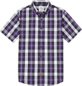 Dubinik Mens Short Sleeve Button Down Shirt - Lightweight Vintage out