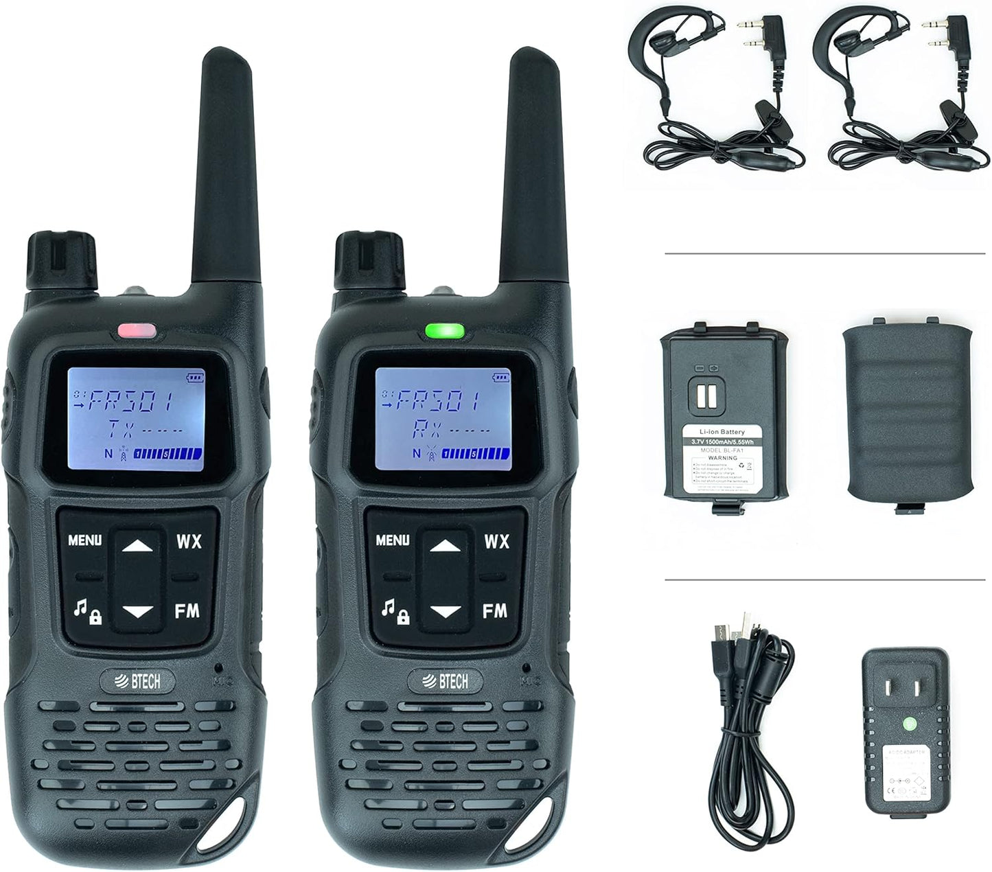 BTECH FRS-A1 Walkie Talkies: High Output Two-Way Radio