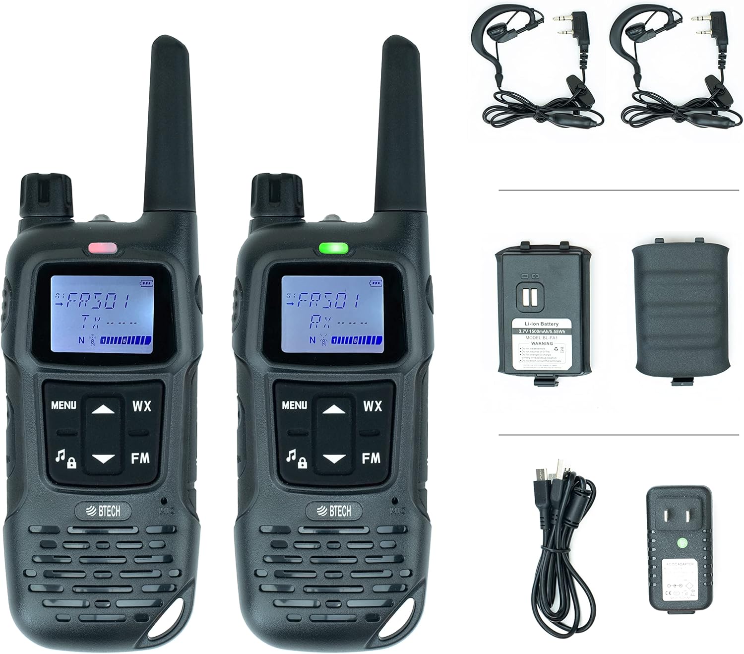 BTECH FRS-A1 Walkie Talkies: High Output Two-Way Radio