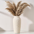 Ceramic Rustic Vase 12.5 in Large Vintage Clay Tall Vase - Timeless
