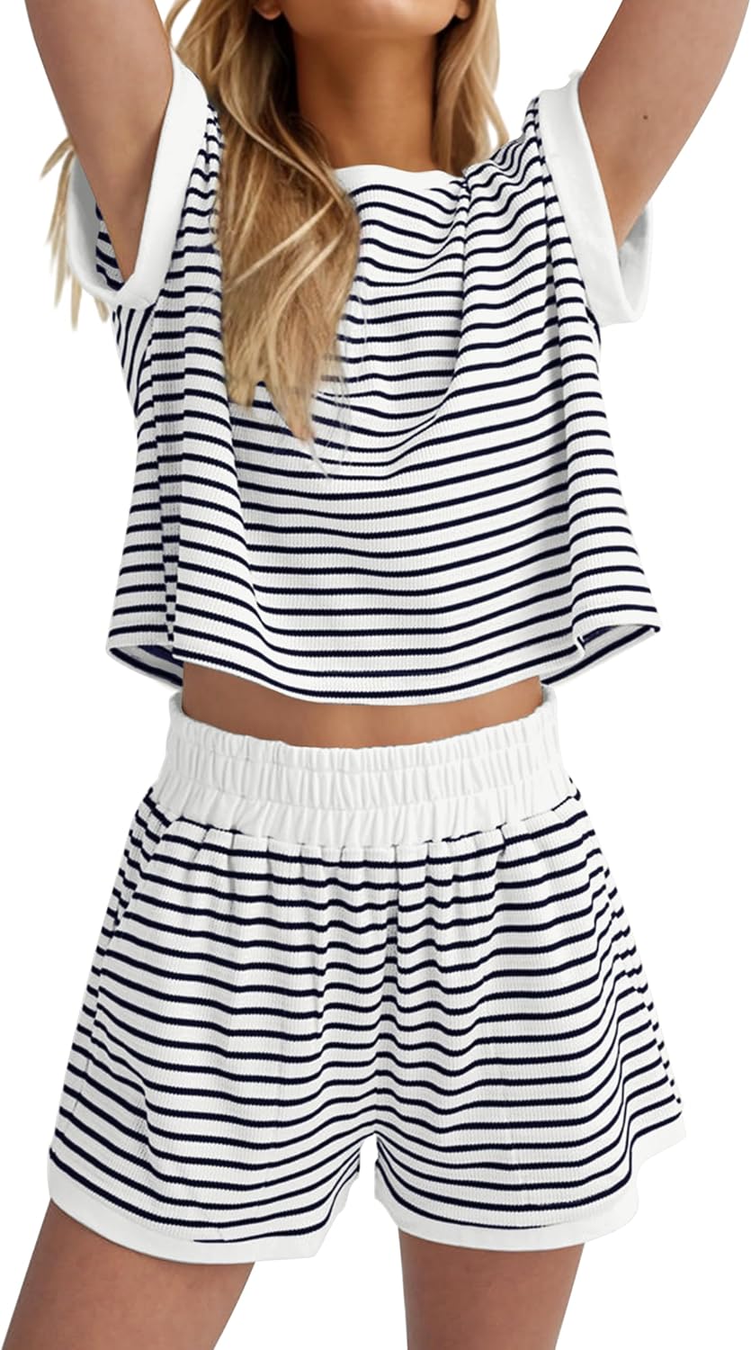 MISSACTIVER 2 Piece Lounge Set Women for Summer Comfort