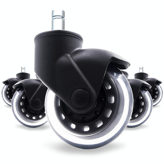Swivel Caster Wheels 3 Set of 5 - Heavy Duty Safe for All Floors - BF BRIGHTFIELD