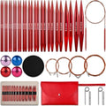 Interchangeable Circular Knitting Needles Set - 13 Pairs, Complete Kit