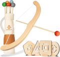 Kids Bow and Arrow Set for Ages 3-7 - Beginner Wooden Archery Toy