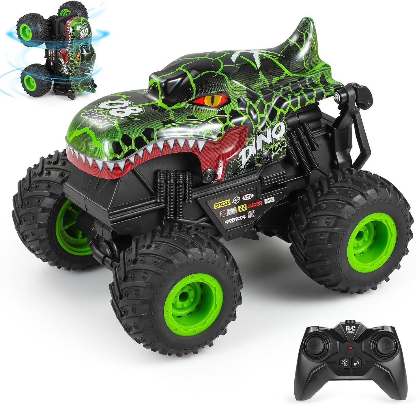 DYODYORC Remote Control Car - All Terrain Dinosaur Truck Fun