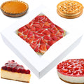 BAKELUV 10x10x2.5 Inch Pie Boxes for Treats and Desserts