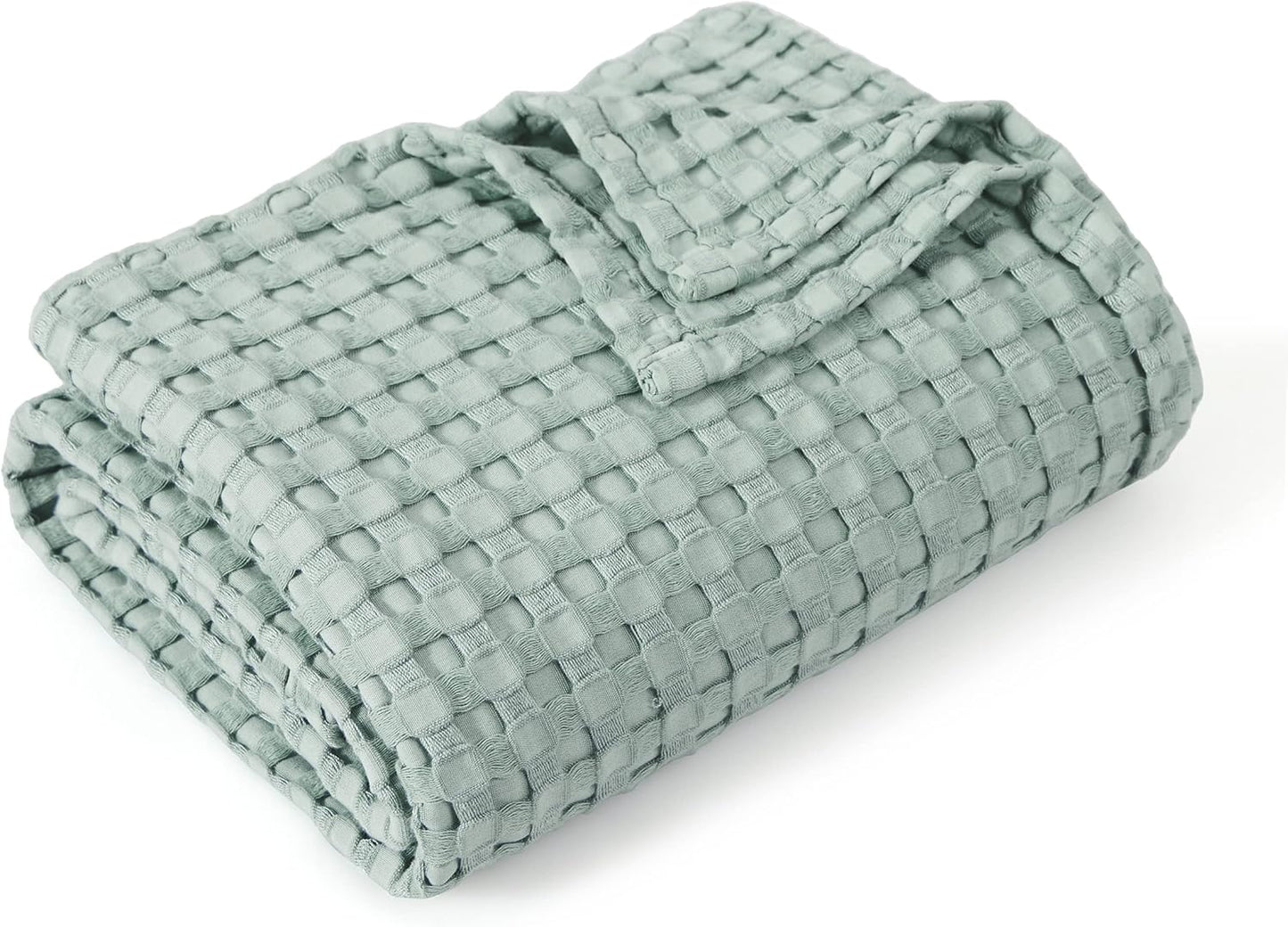 Bedsure Cooling Cotton Waffle Twin XL Blanket for Hot Sleepers