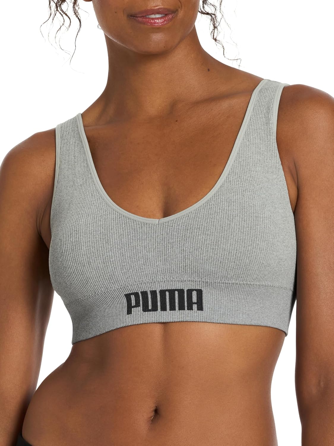 PUMA Women's 2 Pack Seamless Sports Bra for Ultimate Comfort