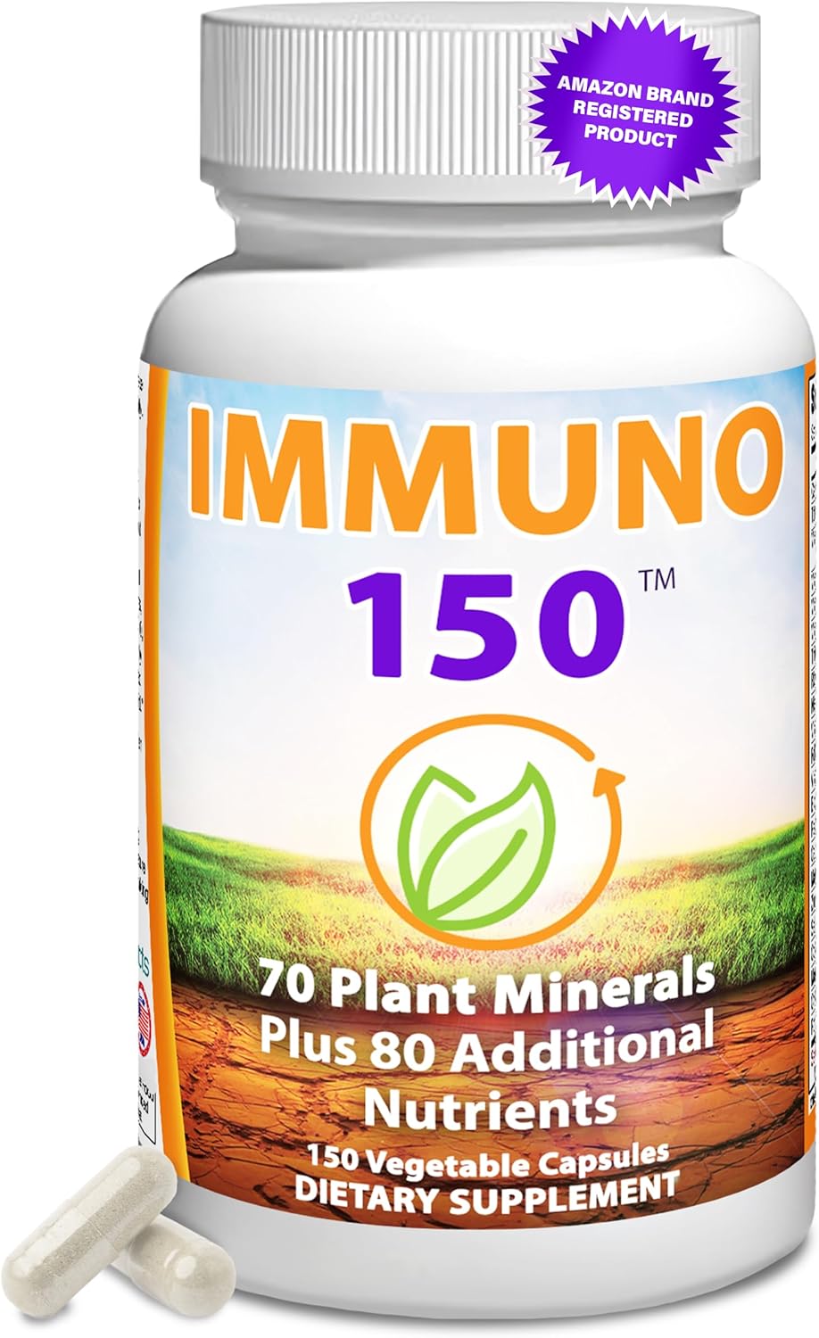 Immuno 150 Immune Support Supplement with 70 Plant Minerals