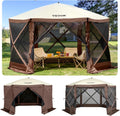 VEVOR Pop Up Gazebo Screen Tent for Outdoor Comfort & Privacy