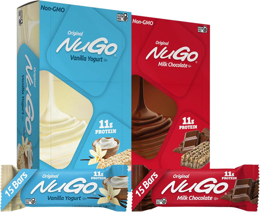 NuGo Original Variety Protein Bars - Vanilla Yogurt & Chocolate
