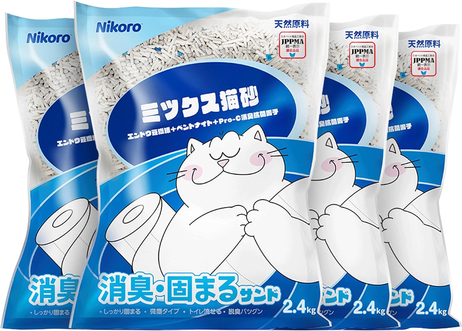 Nikoro Tofu Cat Litter: Strong Clumping, Odor Control, Flushable
