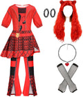 Rise of Red Girls Cosplay Costume Set for Ages 4-13 - Detailed