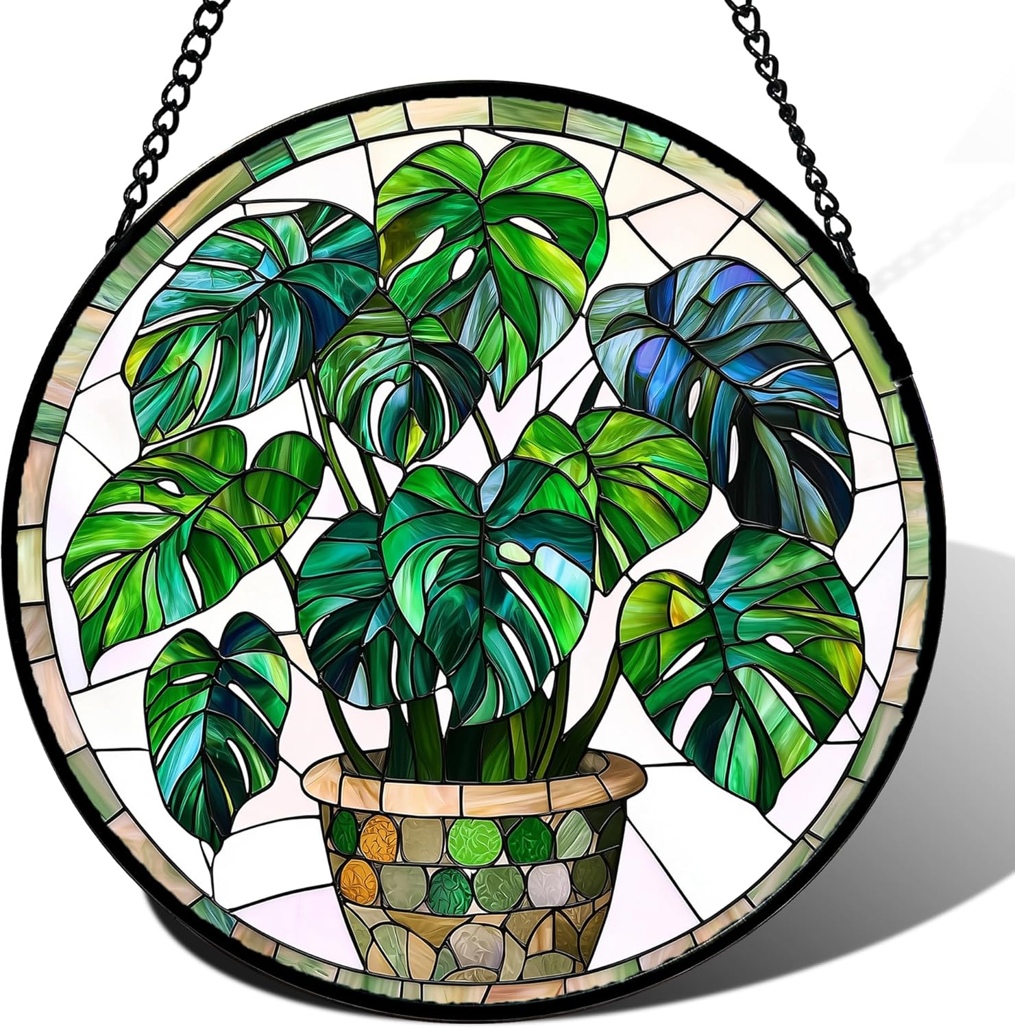 Stained Glass Window Hanging Suncatcher for Home Decor Gifts