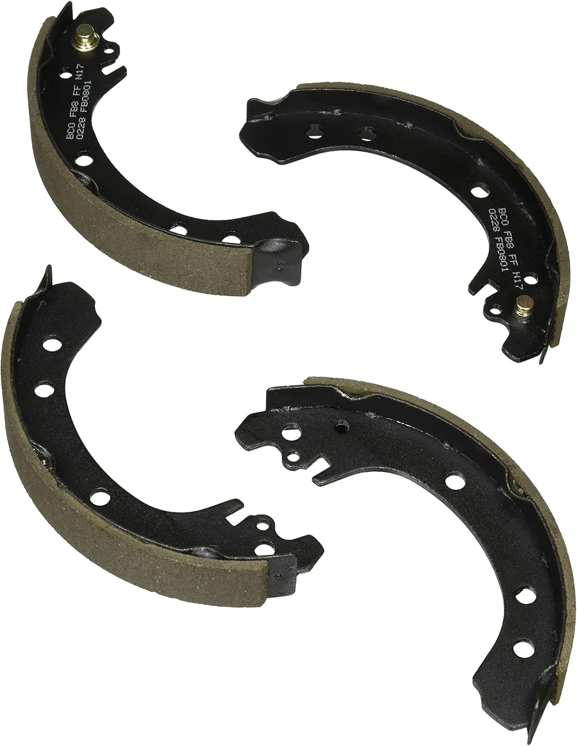 BOSCH BS801 Blue Drum Brake Shoe Set for Toyota Corolla REAR