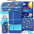 Kids Bento Lunch Box Set with Insulated Bottle - All-in-One School
