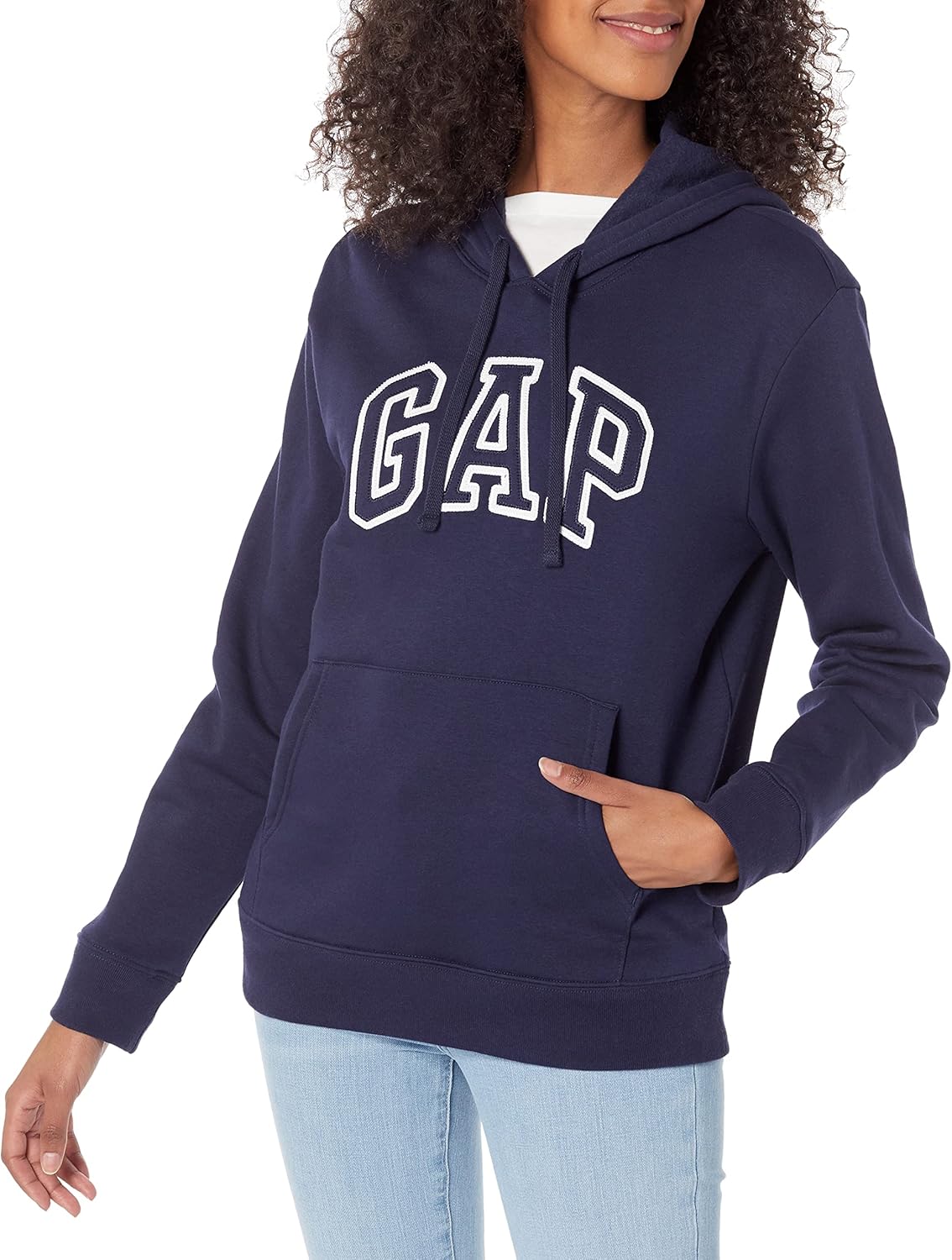 GAP Women's Logo Hoodie Sweatshirt for Cozy Style and Comfort