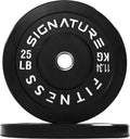 Olympic Bumper Plates Set - 100% Virgin Rubber Pairs for Home Gyms