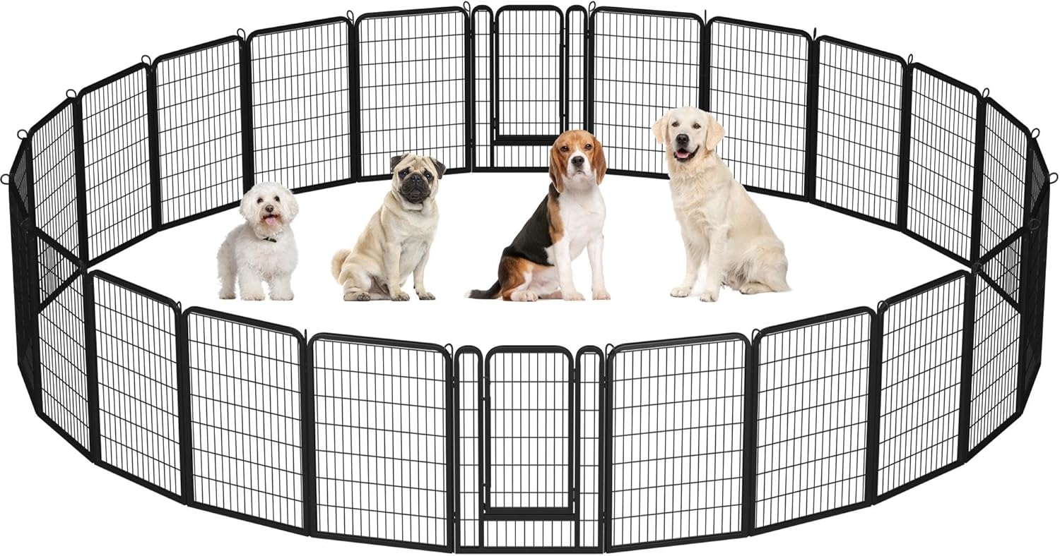 Yaheetech 40 inch Dog Playpen for Indoor and Outdoor Use