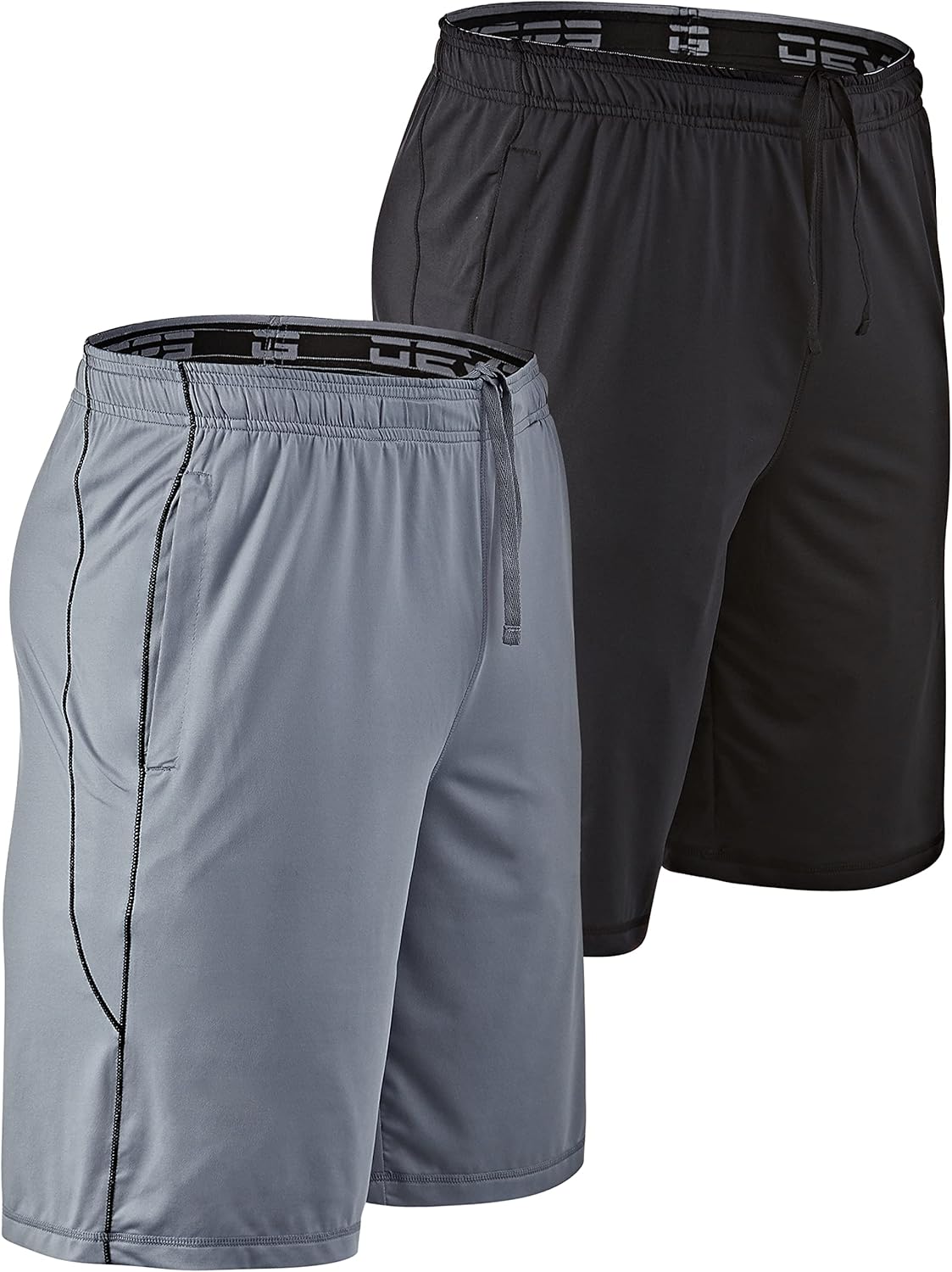 DEVOPS Men's 2-Pack Loose-Fit 10in Workout Gym Shorts Review