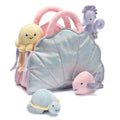 Interactive Aquatic Sea Shell Plush Playset - Soft Baby Toy
