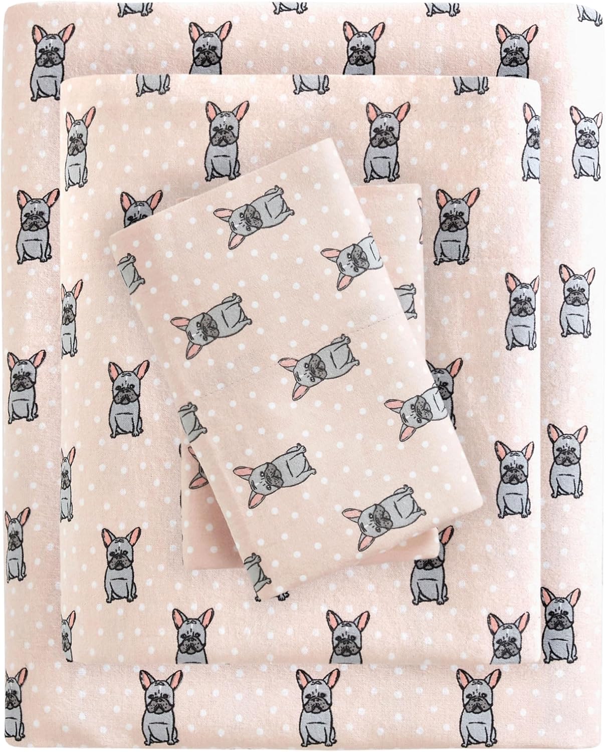 True North Cozy Flannel Cotton Sheet Set for King Beds