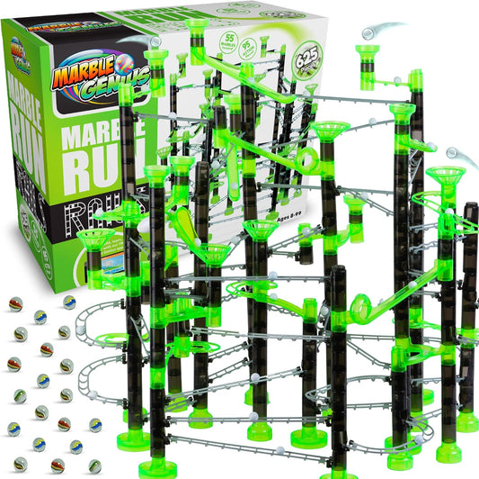 Marble Genius Marble Rails Extreme Set - 625 Piece Fun