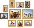 Vintage Gold Frame Set of 10 - Gallery Wall Frames for Home
