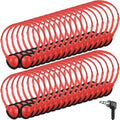 30 Pack Kids Headphones Red for School Classroom - Adjustable Wired