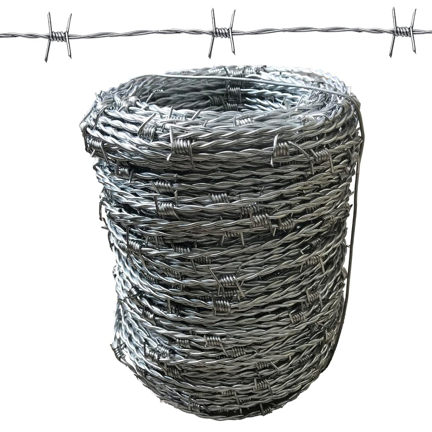 Durable 328FT Barbed Wire Fence for Craft and Outdoor Use