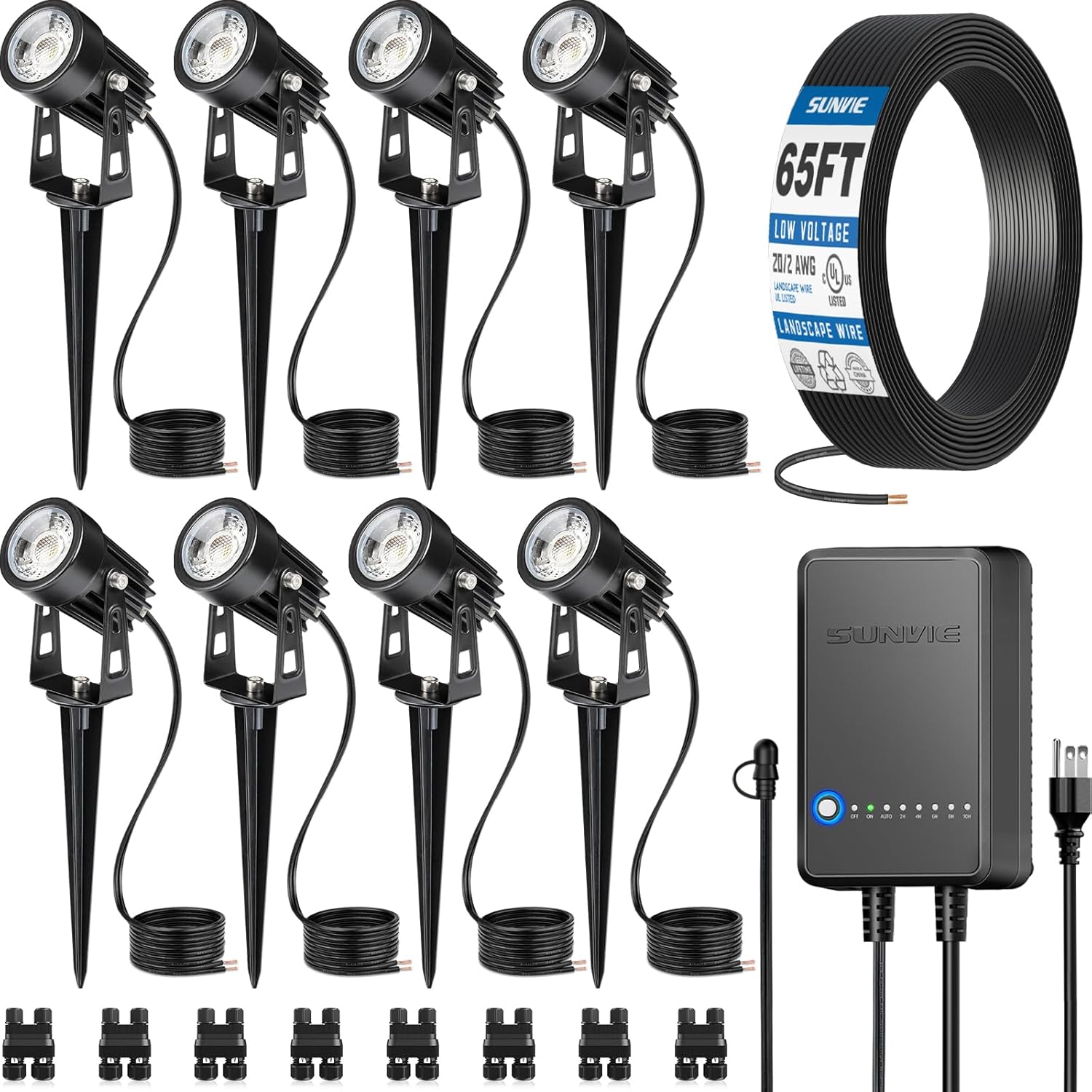 All-In-One LED Landscape Lighting Kit for Outdoor Spaces