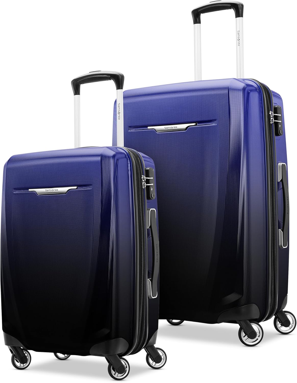 Samsonite Winfield 3 DLX Hardside Luggage Set in Royal Blue