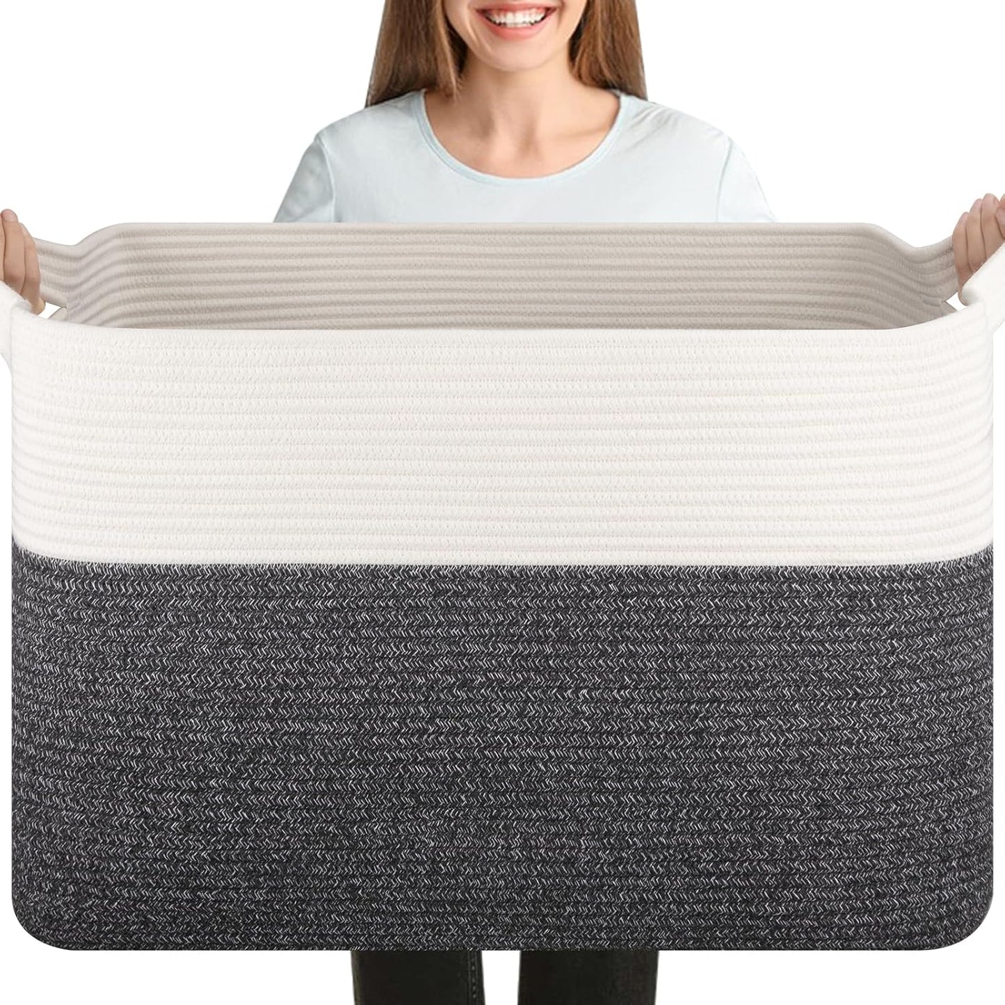 XXXL Supre Large Blanket Basket by OIASKET for Storage