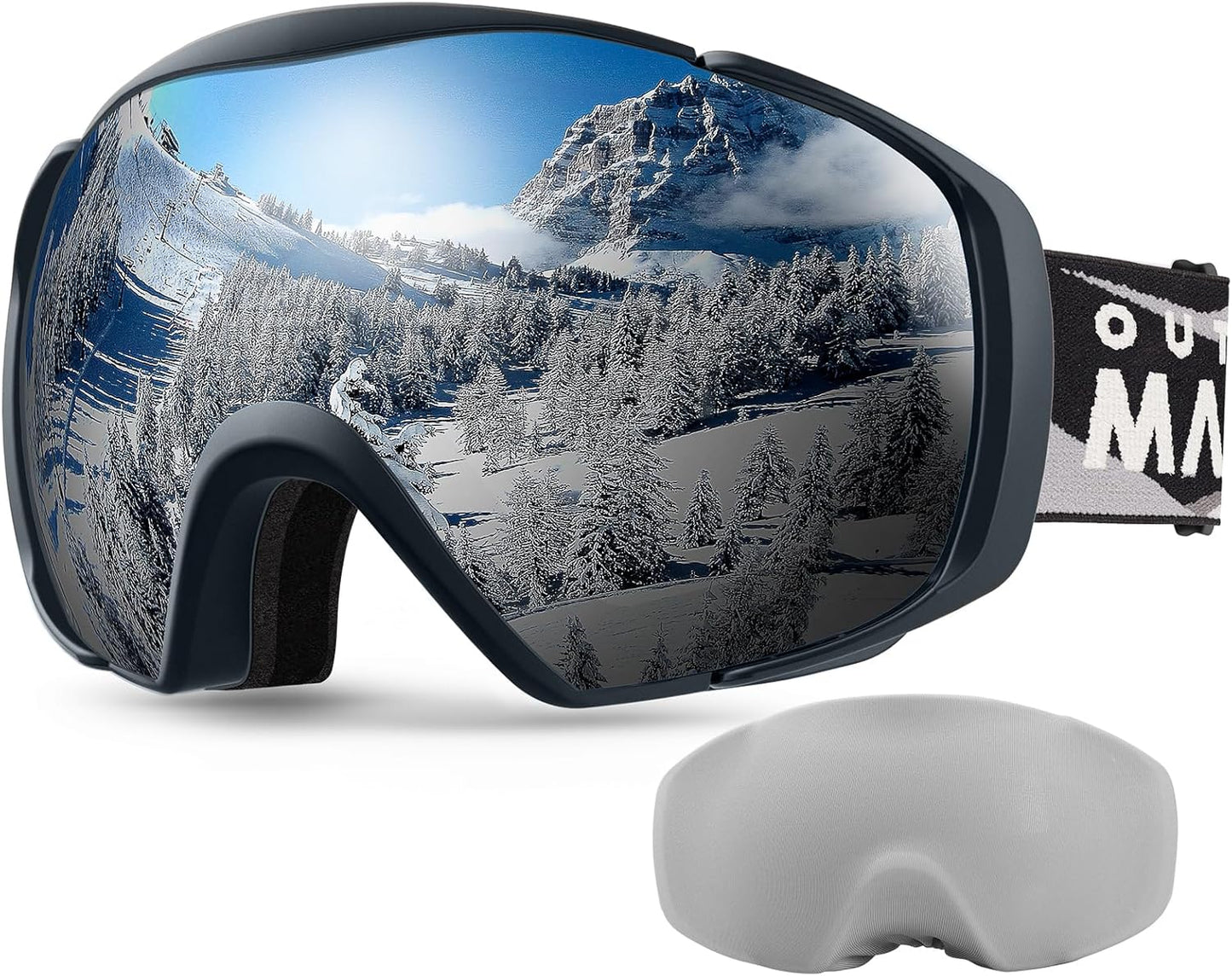 Anti-Fog OTG Ski Goggles by OutdoorMaster