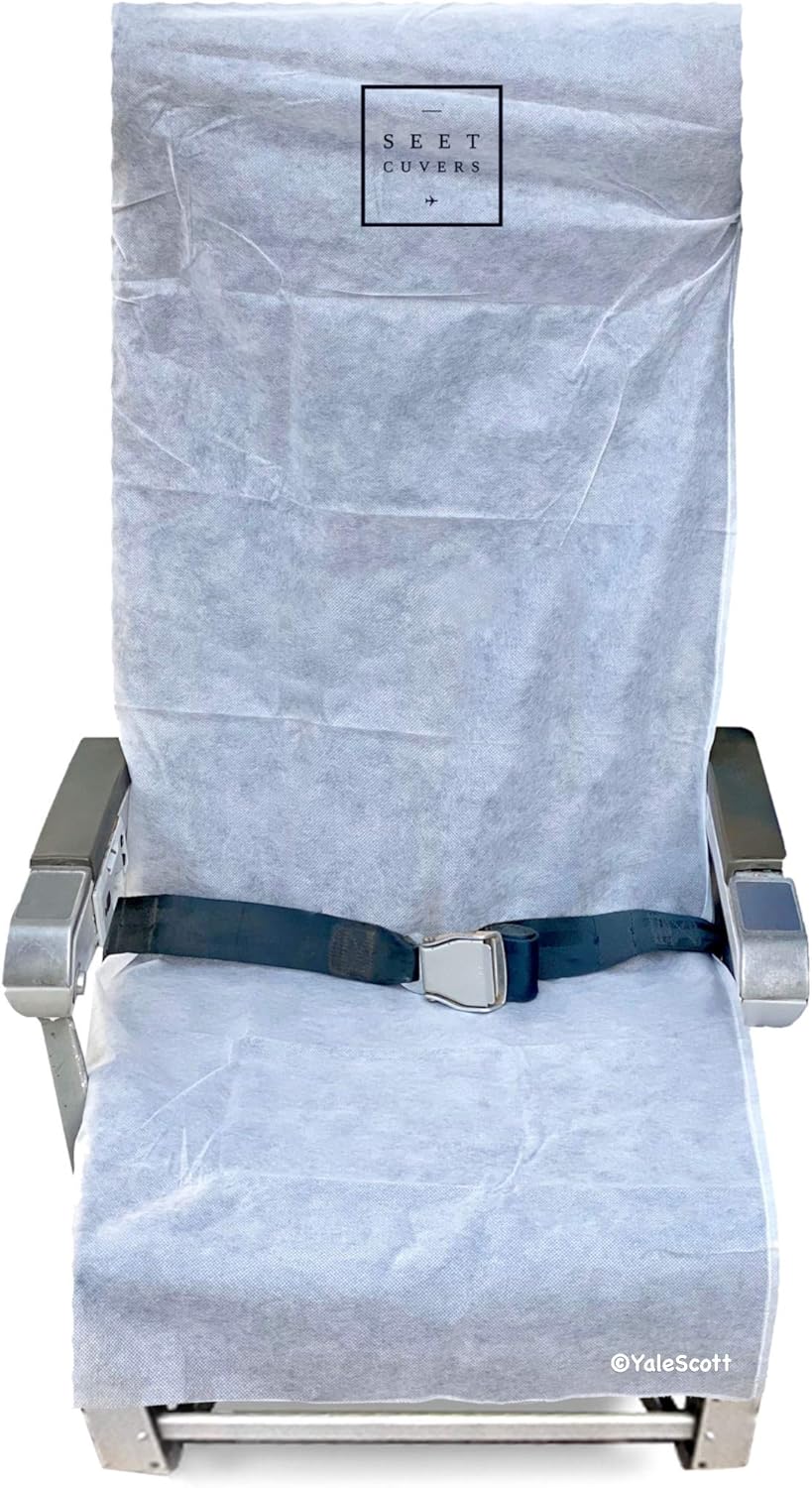 Travel Fresh: Disposable Airplane Seat Covers - 2 Pack