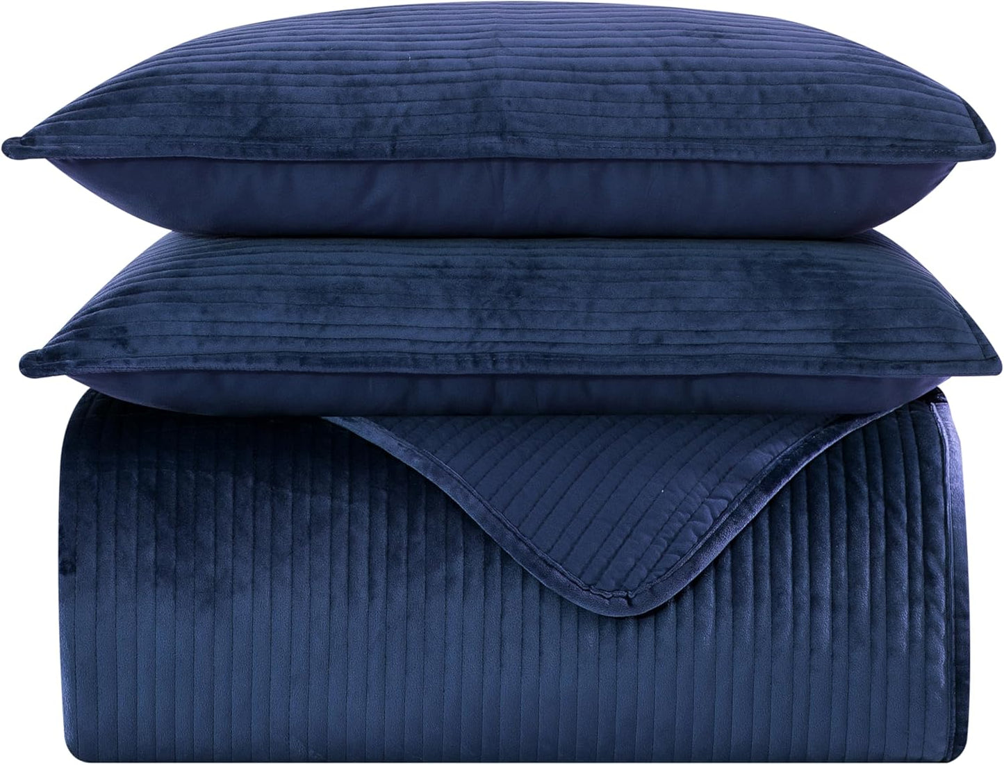 Elegant Comfort Luxury Velvet Corduroy Stripe Quilt Set Review