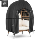Kipiea Patio Egg Chair Covers Waterproof for Outdoor Use
