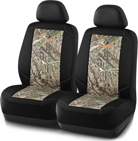 Mossy Oak Camo Seat Covers Low Back - Premium Cotton Twill Fit