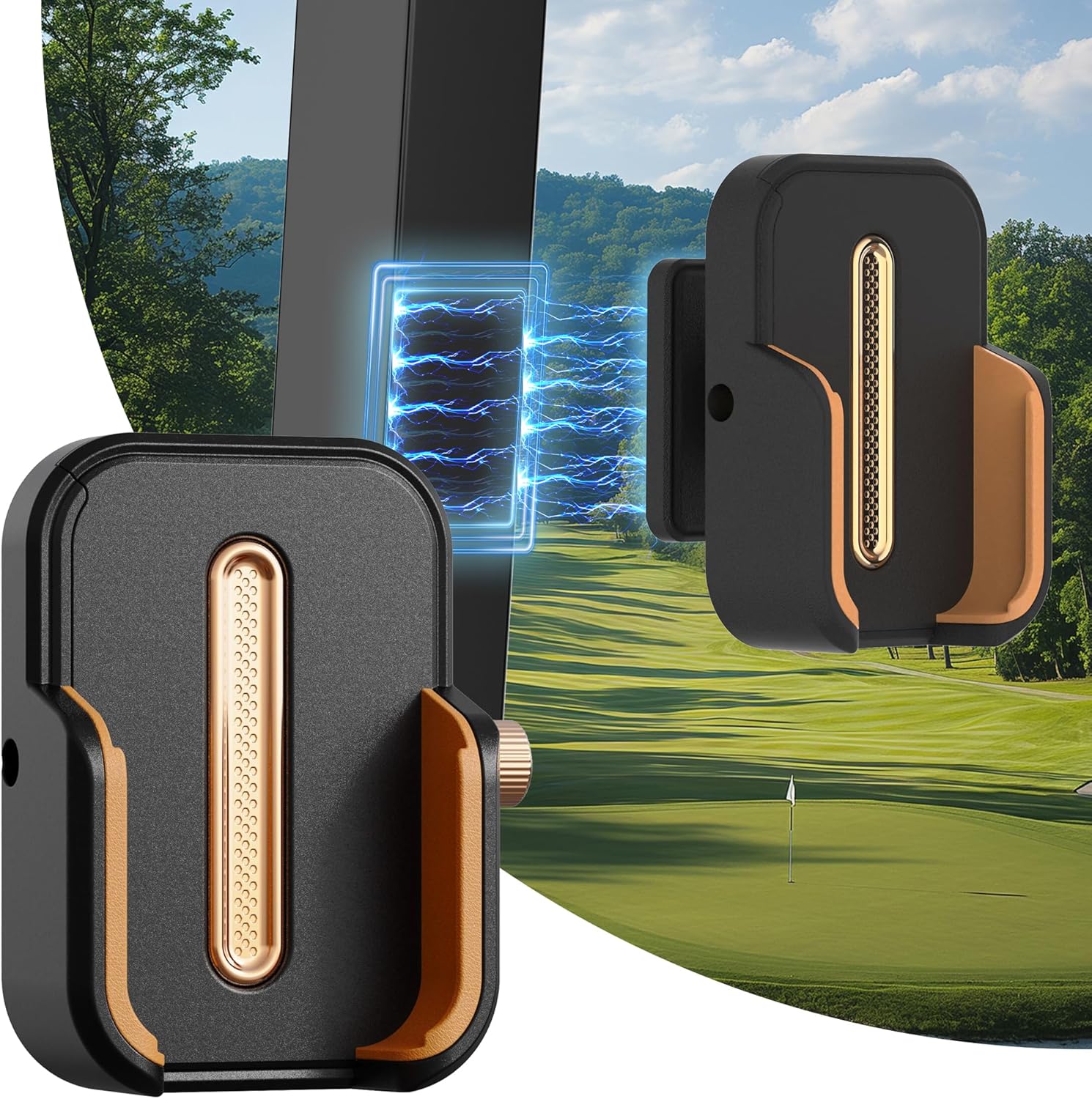 Ultra-Strong Golf Cart Phone Mount - 360 Rotation