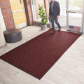 Brush Dry Mat DoorRug 3ft x 10ft Red - Heavy-Duty Entryway Mat