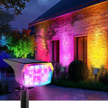 Solar Spot Lights Outdoor RGB 9 Modes - Bright Waterproof Landscape
