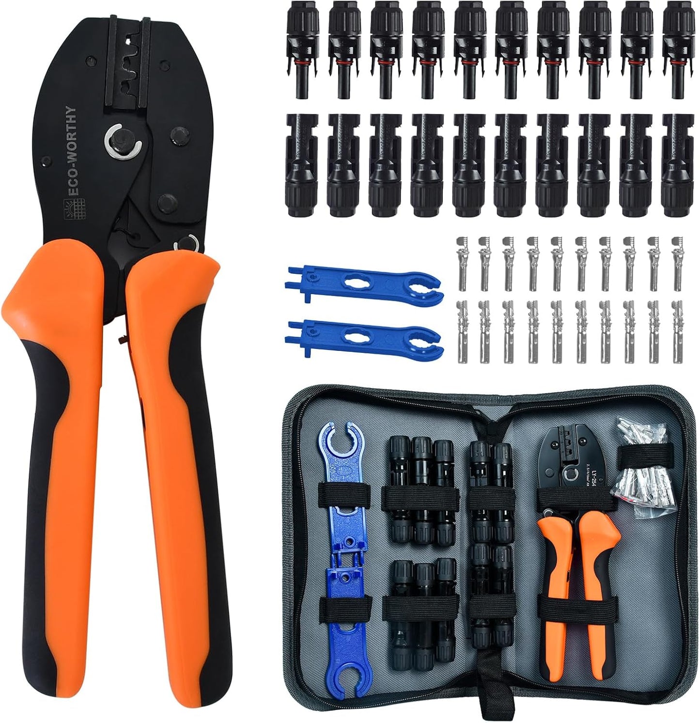 ECO-WORTHY Solar Crimper Tool Kit for Efficient Solar Installations
