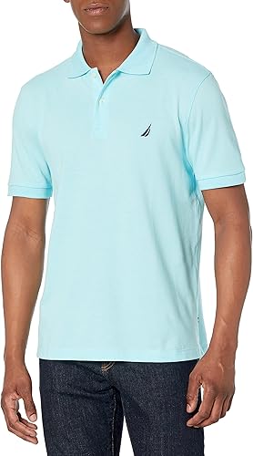 Nautica Men's Short Sleeve Solid Cotton Pique Polo Shirt Review