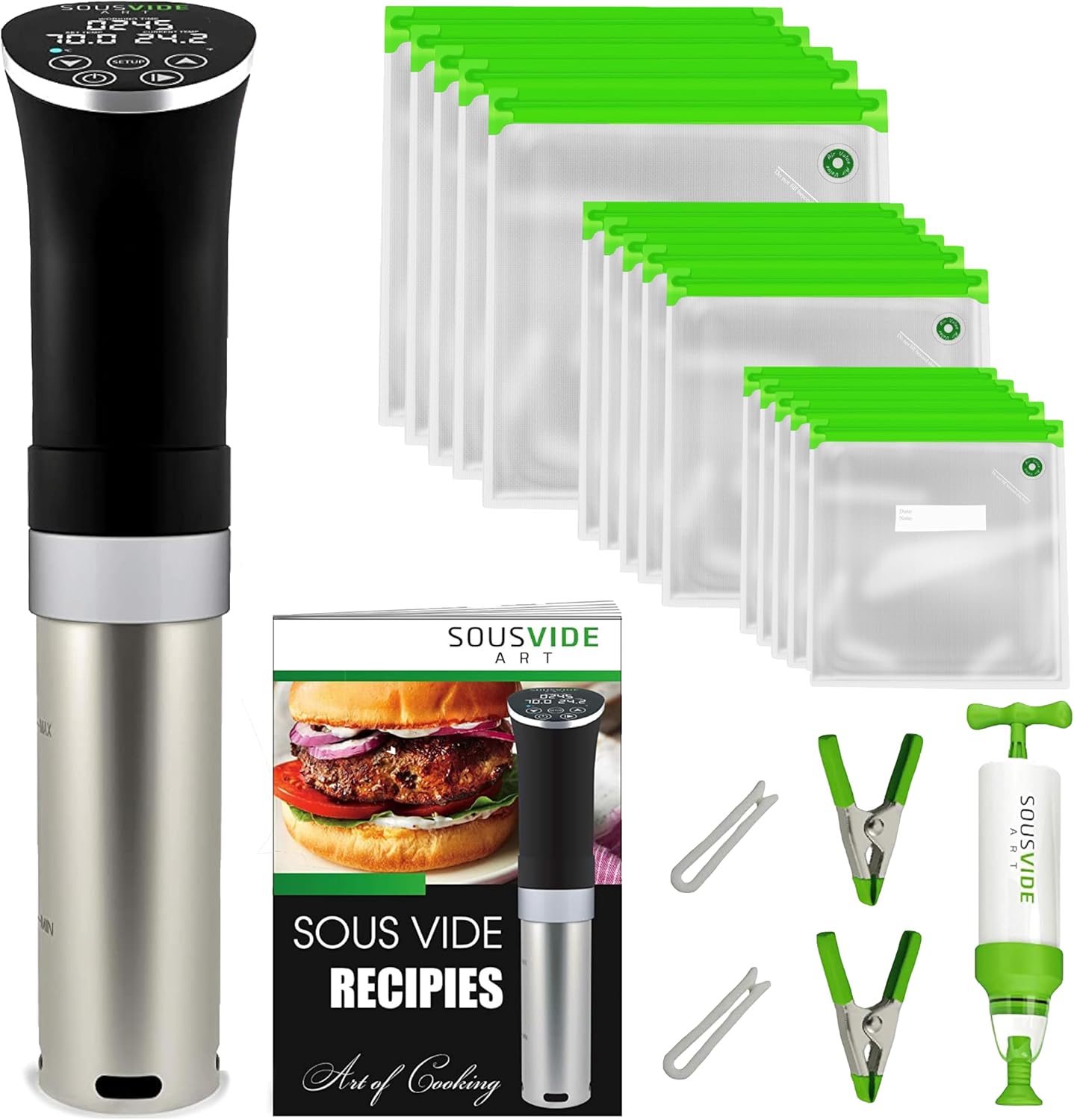 Sous Vide Cooker Kit for Precision Cooking at Home Chefs