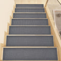 Stair Treads Non Slip Rubber Backing - Safe, Quiet Steps