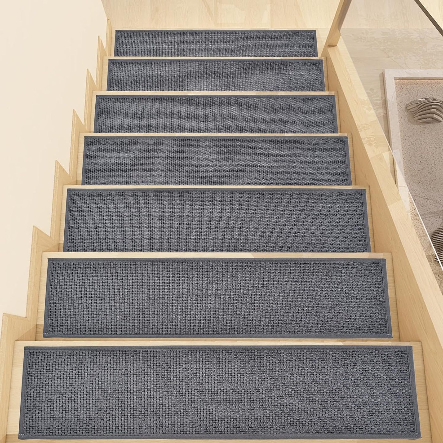 Stair Treads Non Slip with Rubber Backing for Wooden Steps
