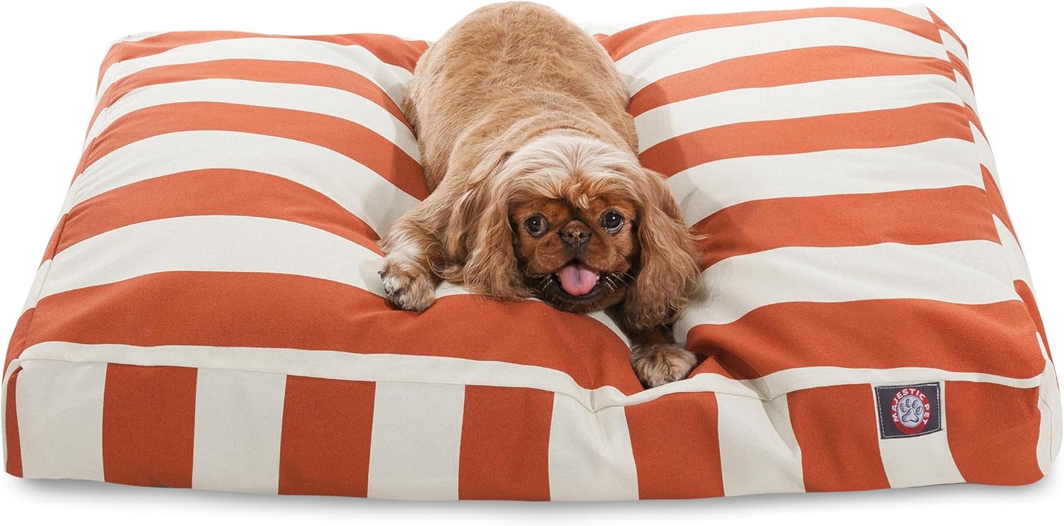 Majestic Pet Rectangle Medium Dog Bed for Comfy Crate Sleeping